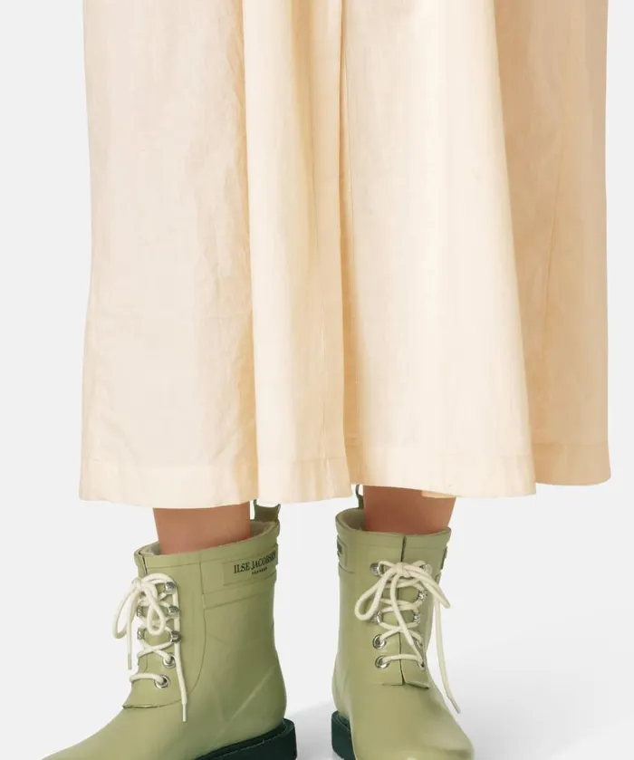 Short Rubber Boots 8211 Olive Grass Rainboots Ilse Jacobsen Rainboots Short