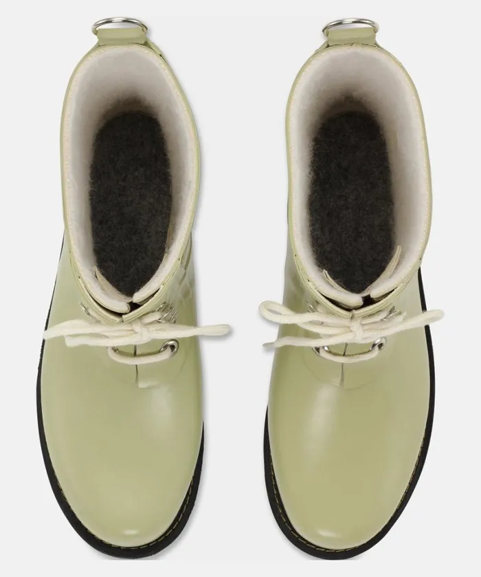 Short Rubber Boots 8211 Olive Grass Rainboots Ilse Jacobsen Rainboots Short