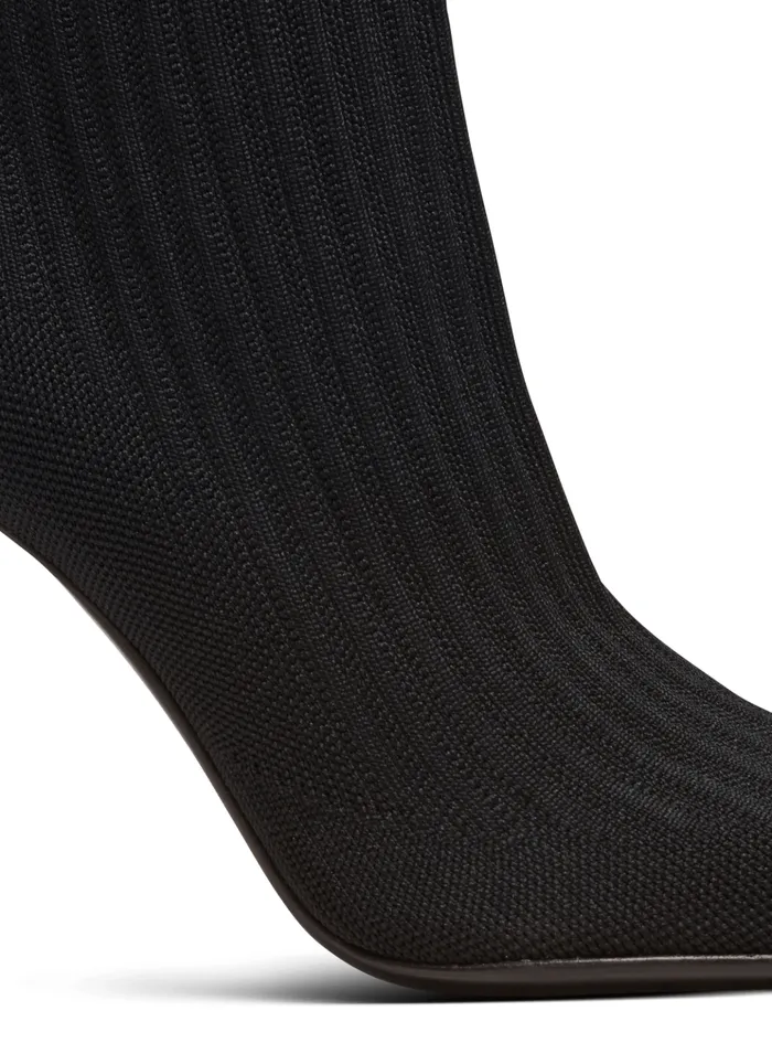 Skye Knit Ankle Boots Black Women Balmain Boots