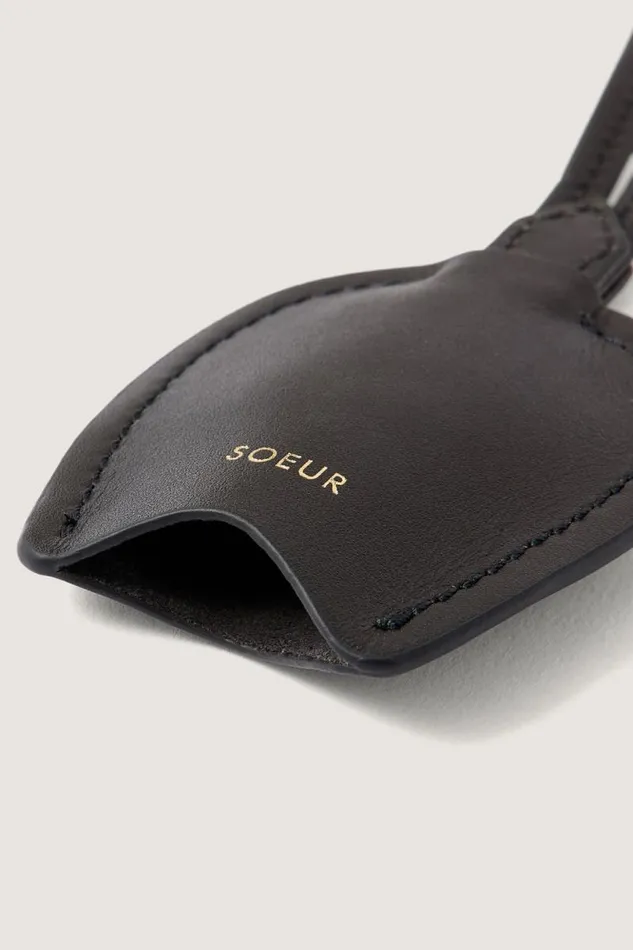 Small Leather Goods Women Soeur WEEKLY KEYRING Charcoal