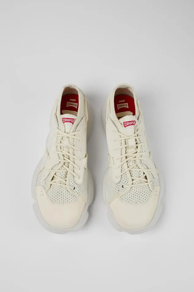 Sneakers Men Camper Karst White Textile Sneaker Sneakers Men Camper Karst White Textile Sneaker