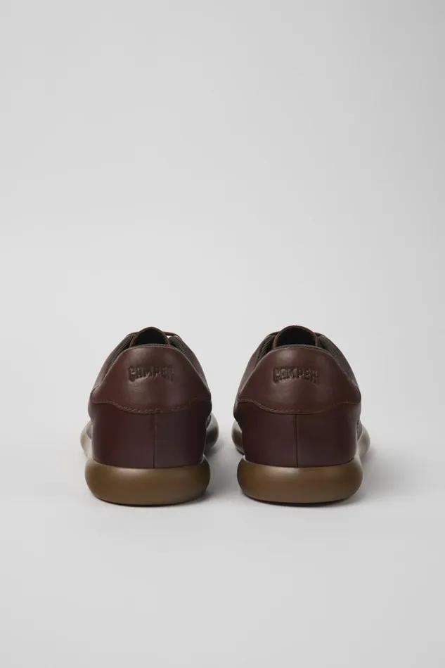 Sneakers Men Camper Pelotas Soller Brown Leather Sneakers