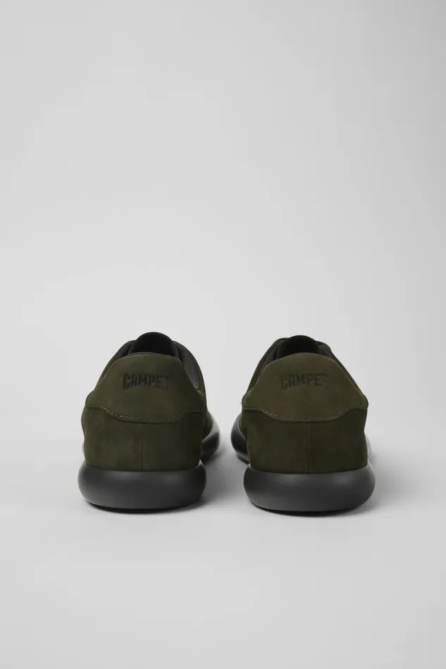Sneakers Men Camper Pelotas Soller Green Nubuck Sneakers