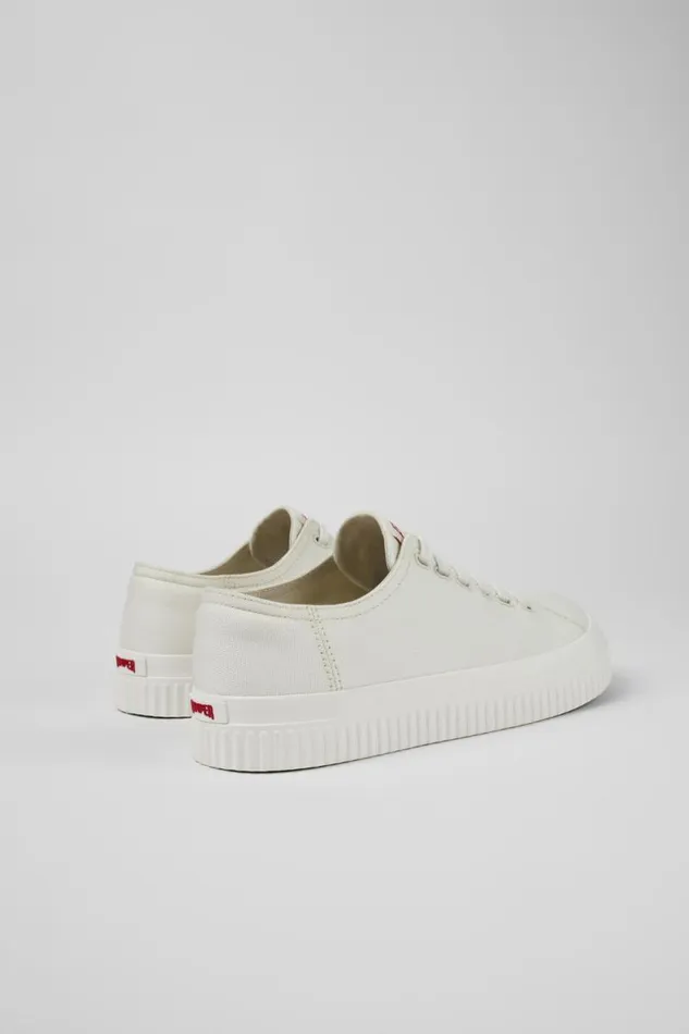 Sneakers Men Camper Peu Roda White Textile Basket Sneakers Men Camper Peu Roda White Textile Basket