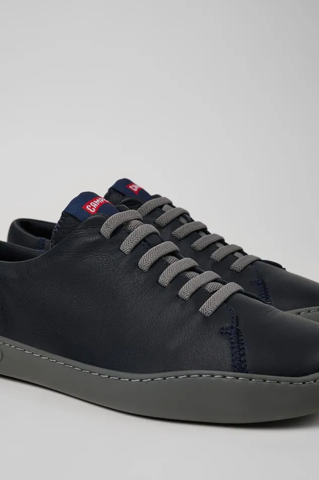 Sneakers Men Camper Peu Touring Blue Leather Sneaker