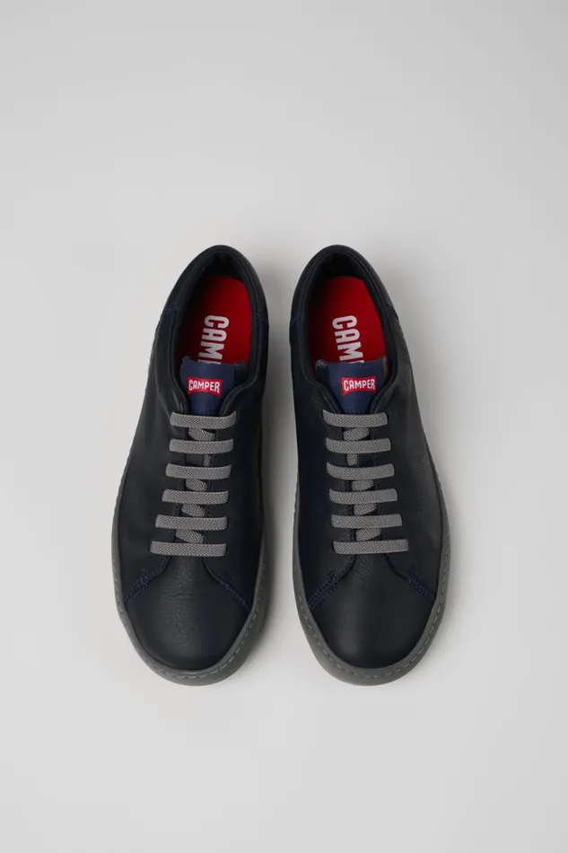 Sneakers Men Camper Peu Touring Blue Leather Sneaker