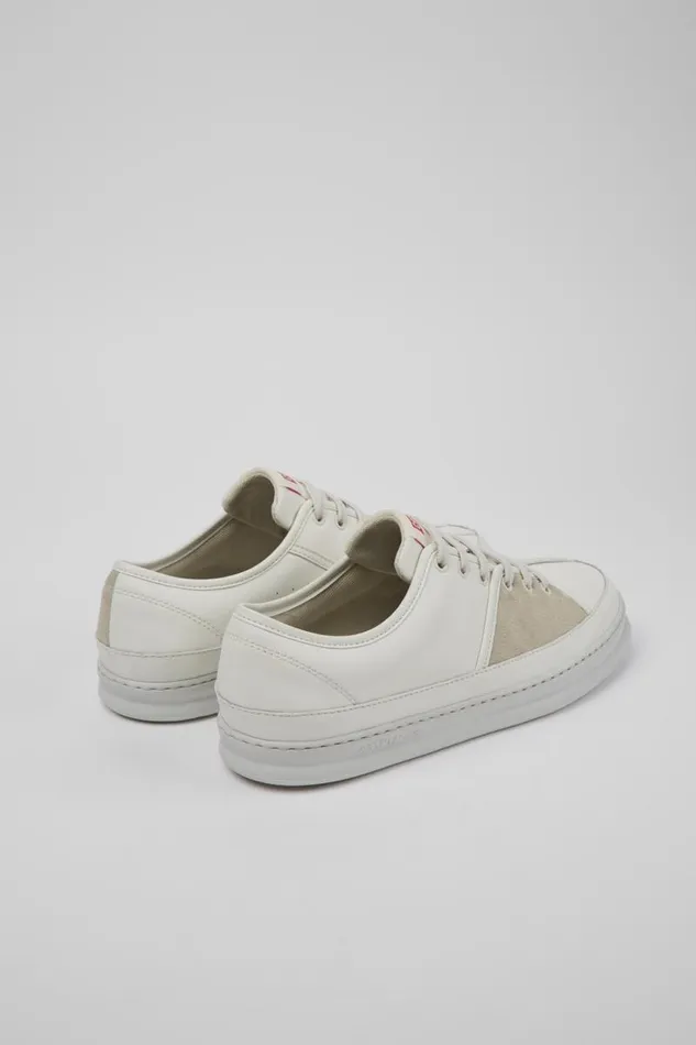 Sneakers Men Camper Twins Multicolored Leather And Nubuck Sneakers