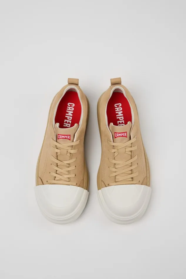 Sneakers Women Camper Junction Runner Beige Nubuck Sneakers Sneakers Women Camper Junction Runner Beige Nubuck Sneakers