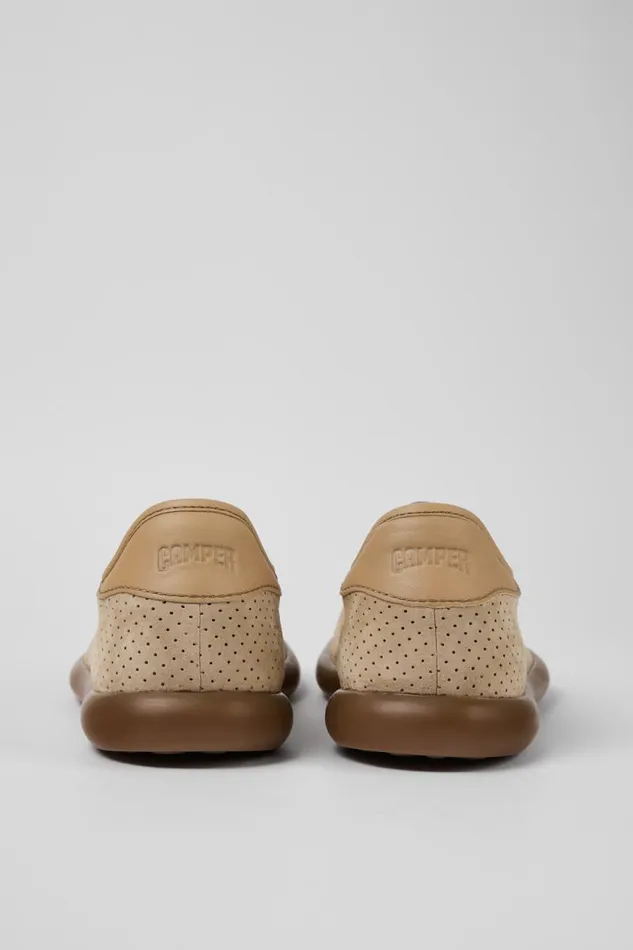 Sneakers Women Camper Pelotas Soller Beige Nubuck And Leather Sneakers Sneakers Women Camper Pelotas Soller Beige Nubuck And Leather Sneakers