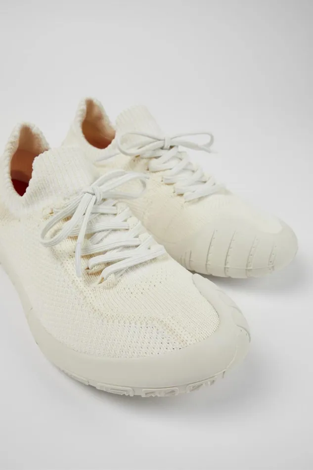 Sneakers Women Camper Peu Path White Textile Sneaker