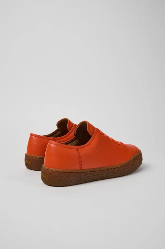 Sneakers Women Camper Peu Terreno Orange Leather Sneakers