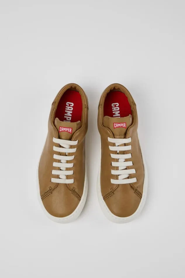 Sneakers Women Camper Peu Touring Brown Leather Sneaker