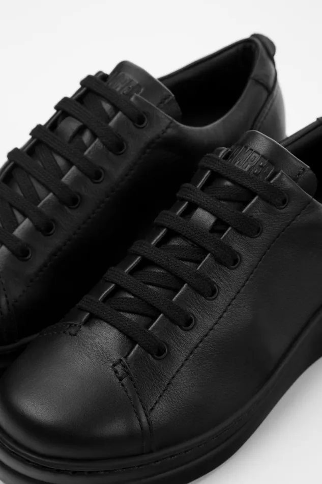 Sneakers Women Camper Runner Up Black Leather Sneakers