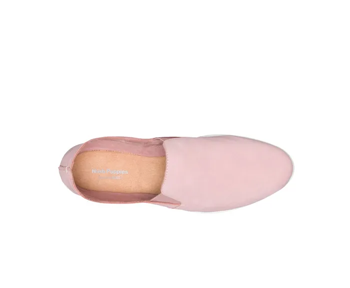Sneakers Women Hush Puppies Everyday SlipOn Pale Blush Nubuck