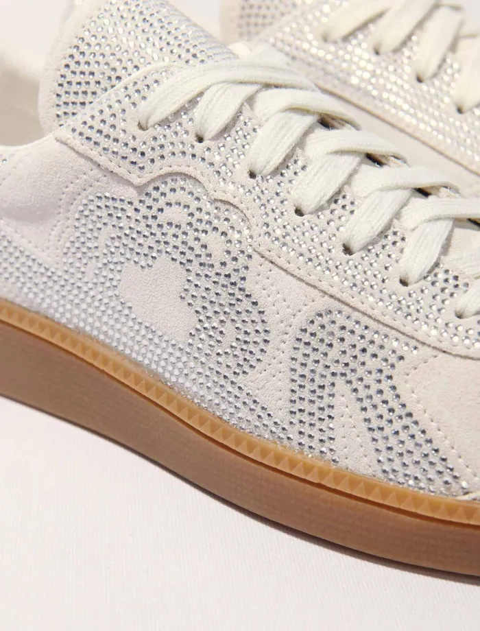 Sneakers Women Maje Casual Rhinestone Trainers Light Grey