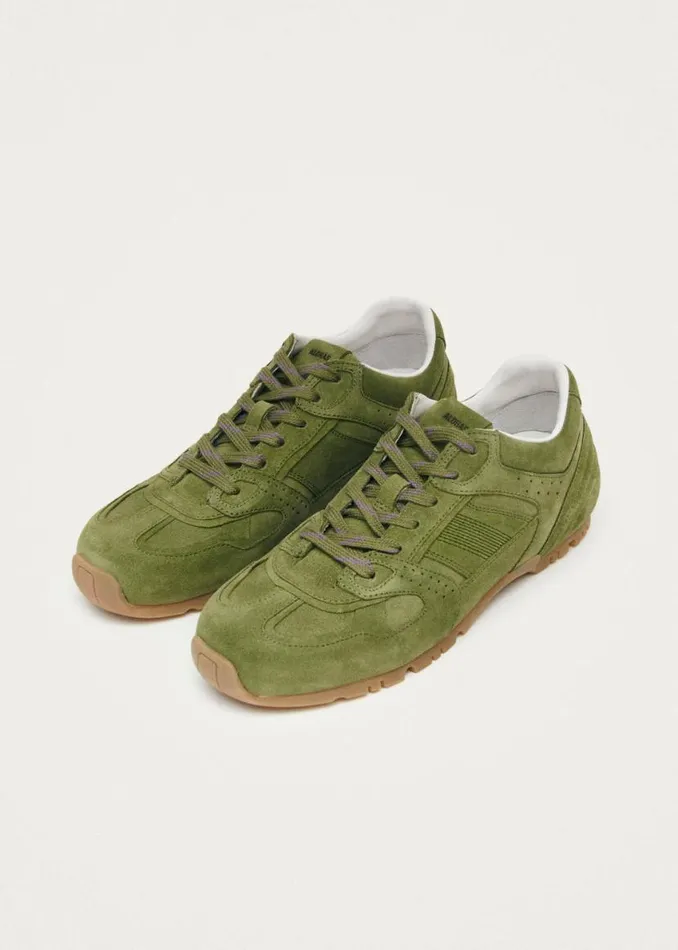 Sneakers WomenMen ALOHAS Tb56 Suede Green