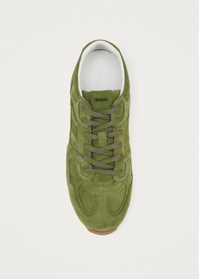 Sneakers WomenMen ALOHAS Tb56 Suede Green
