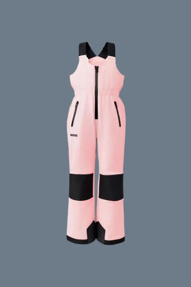 Snow Pants Kids Mackage MYRONTZ Ski Overalls With Adjustable Suspenders For Toddlers 26 Years Milkshake