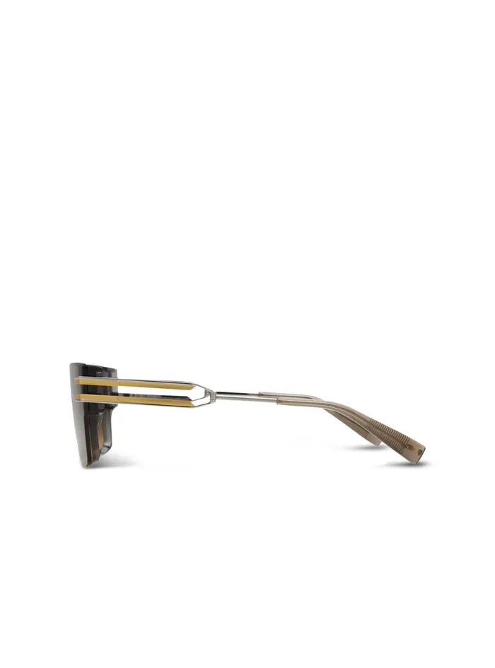 Soldat Sunglasses Brown WomenMen Balmain Eyewear