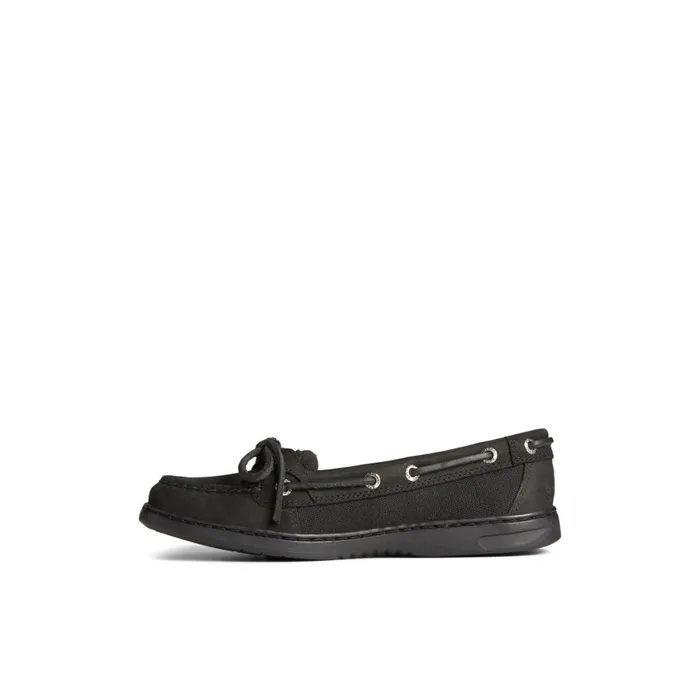 Sperry Angelfish Boat Shoe Black Women Boat Shoes
