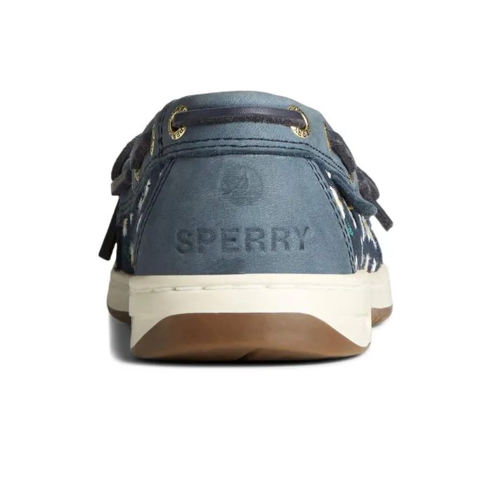 Sperry Angelfish Floral Boat Shoe Navy Women Boat Shoes