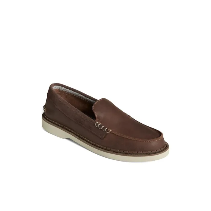 Sperry Authentic Original Double Sole Venetian Loafer Brown Men Loafers and Oxfords