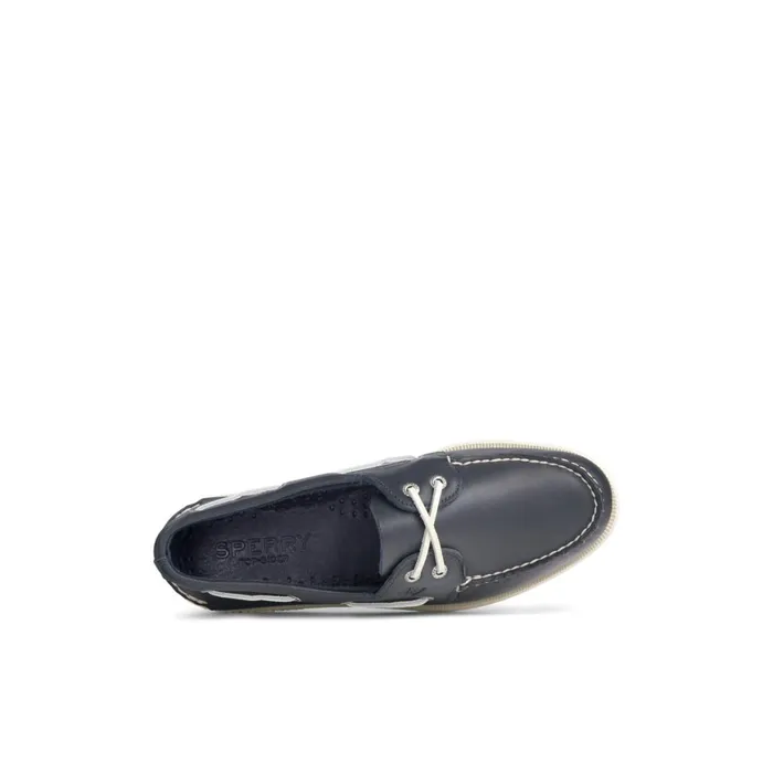 Sperry Authentic Original Leather Boat Shoe Navy Men Boat Shoes