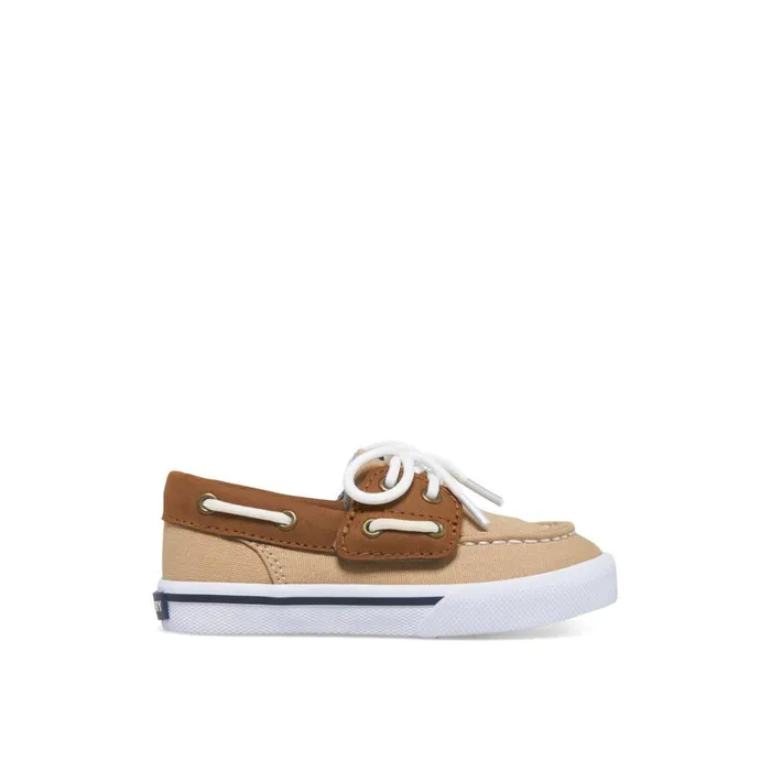 Sperry Bahama Junior Sneaker Khaki Kids Boat Shoes