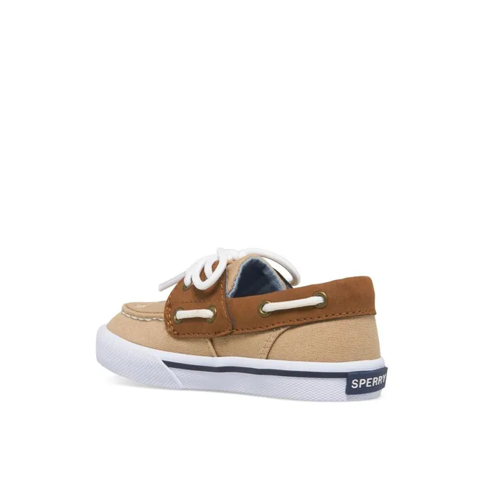 Sperry Bahama Junior Sneaker Khaki Kids Boat Shoes