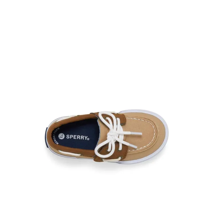 Sperry Bahama Junior Sneaker Khaki Kids Boat Shoes