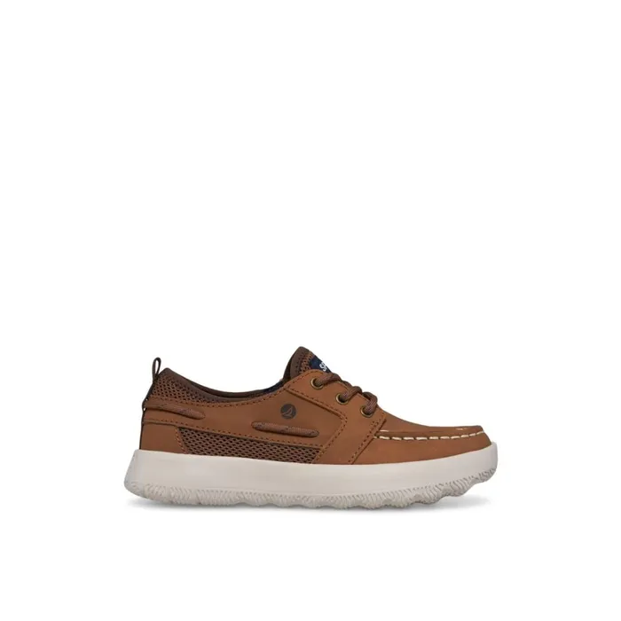 Sperry Bowfin Boat Shoe Medium Beige Kids Sneakers