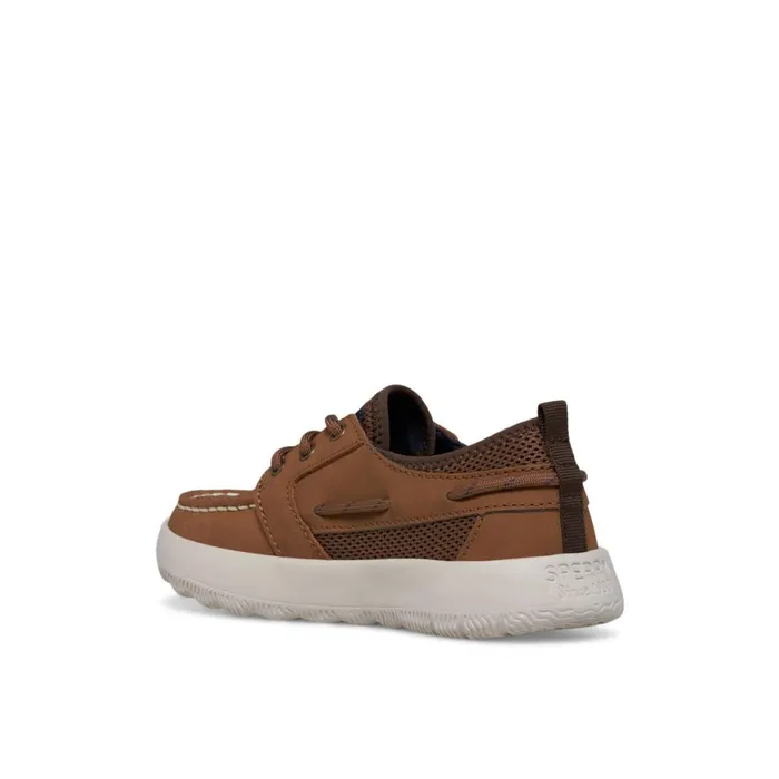 Sperry Bowfin Boat Shoe Medium Beige Kids Sneakers