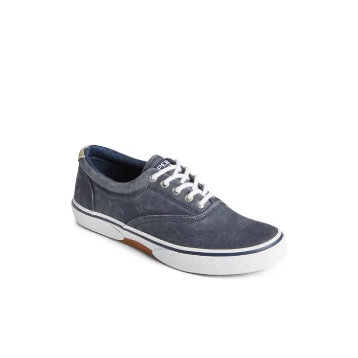 Sperry Halyard CVO Salt Washed Sneaker Navy Men Shoes