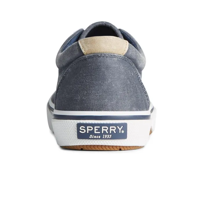 Sperry Halyard CVO Salt Washed Sneaker Navy Men Shoes