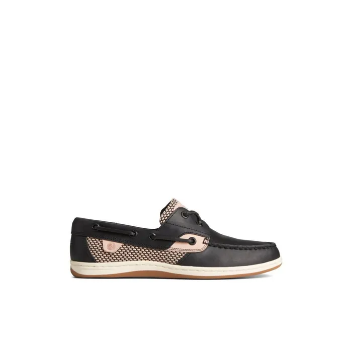 Sperry Koifish TwoTone Boat Shoe Black Women Flats