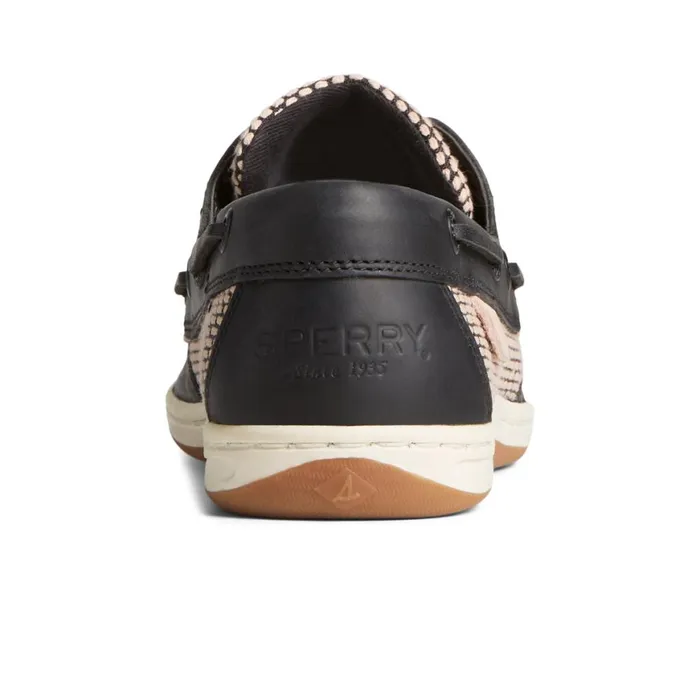 Sperry Koifish TwoTone Boat Shoe Black Women Flats