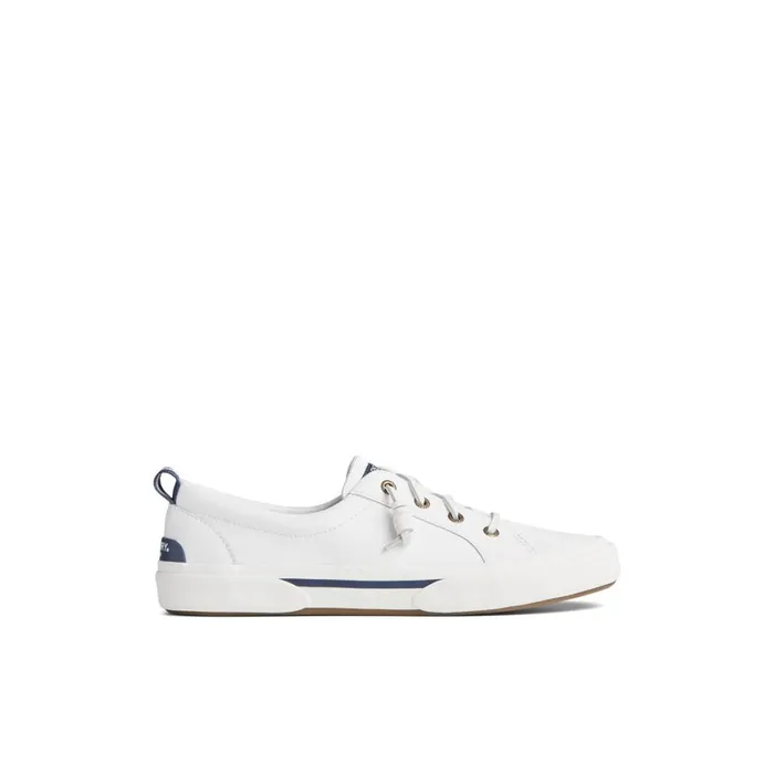 Sperry Pier Wave LTT Leather Sneaker White Women Sneakers