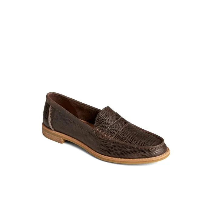 Sperry Seaport Penny Loafer Brown Women Oxfords and Loafers