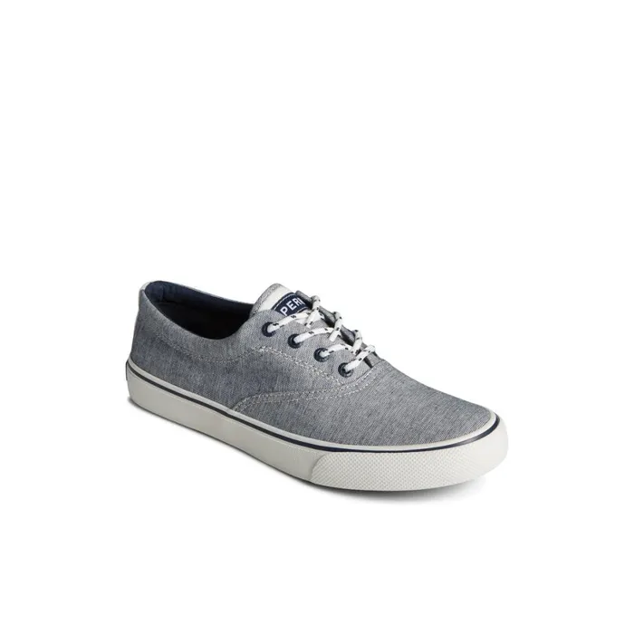Sperry Striper II Chambray Sneaker Navy Men Sneakers