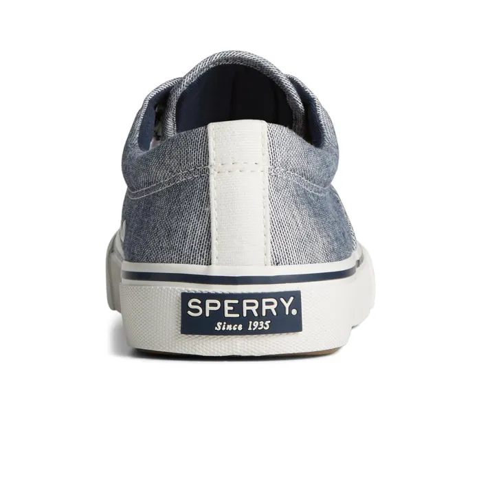 Sperry Striper II Chambray Sneaker Navy Men Sneakers