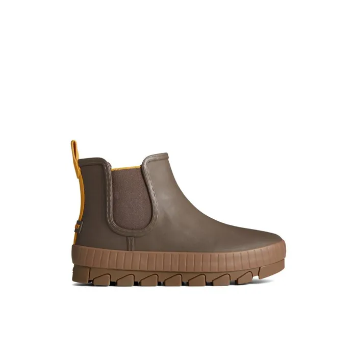 Sperry Torrent Chelsea Waterproof Rain Boot Brown Women Boots