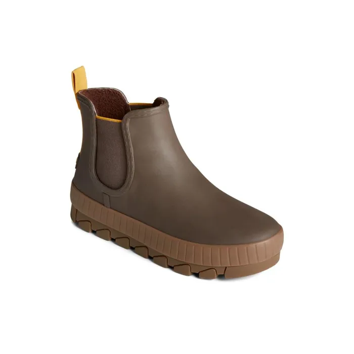 Sperry Torrent Chelsea Waterproof Rain Boot Brown Women Boots