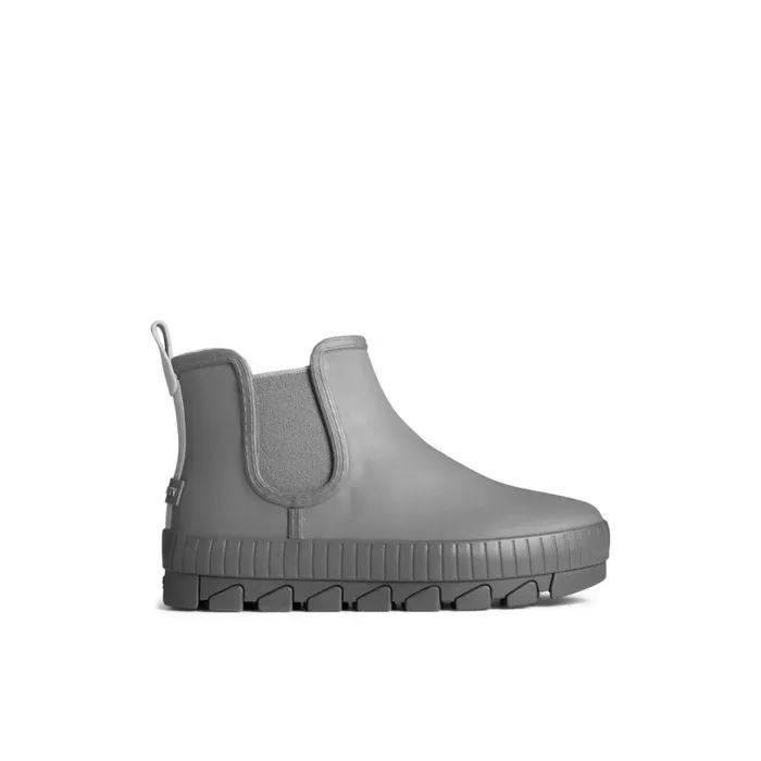 Sperry Torrent Chelsea Waterproof Rain Boot Grey Women Boots