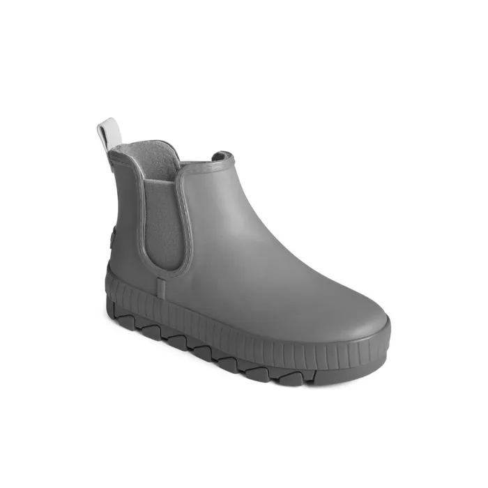 Sperry Torrent Chelsea Waterproof Rain Boot Grey Women Boots