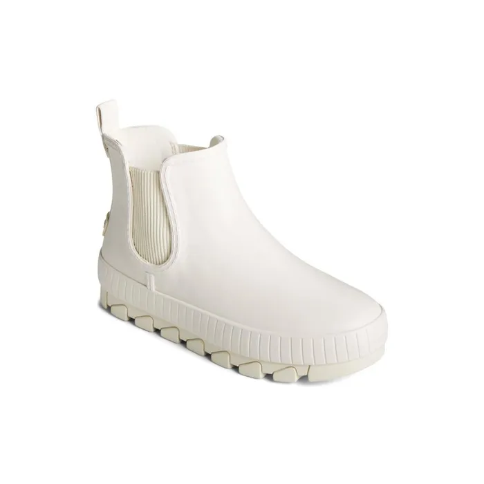 Sperry Torrent Chelsea Waterproof Rain Boot White Women Boots