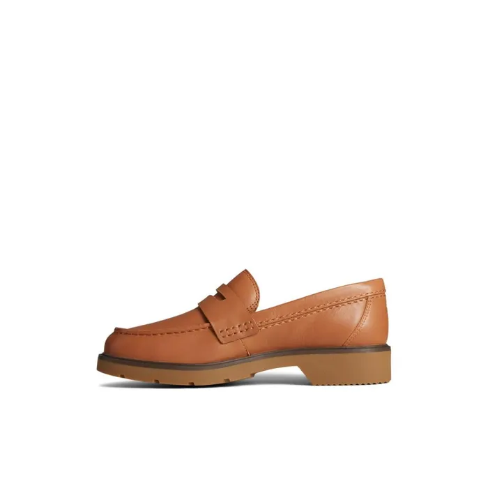 Sperry Wells Loafer Medium Beige Women Oxfords and Loafers