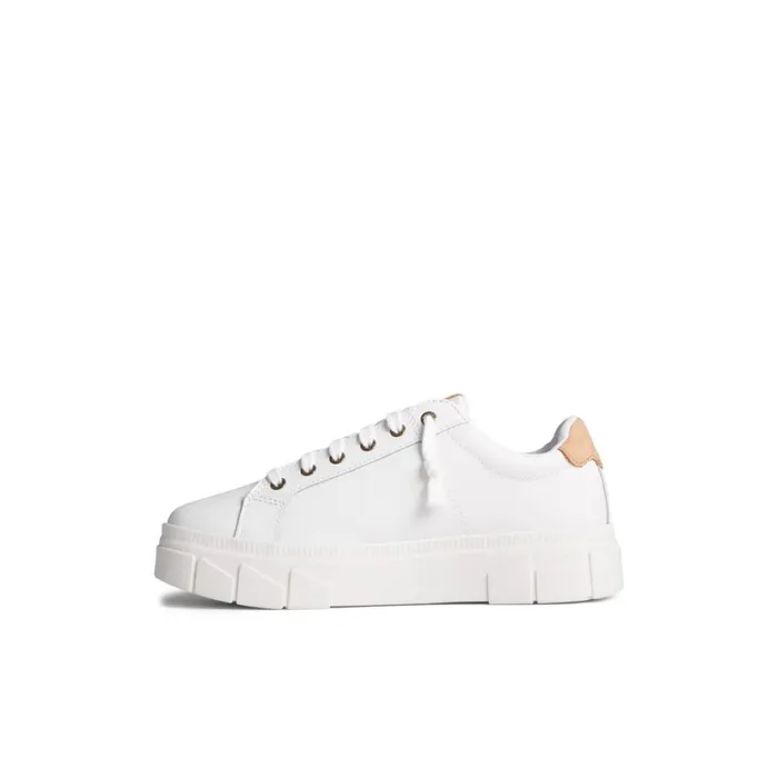 Sperry Winslow Leather Sneaker White Women Sneakers