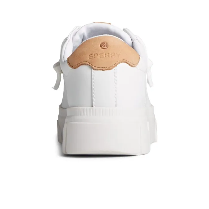 Sperry Winslow Leather Sneaker White Women Sneakers
