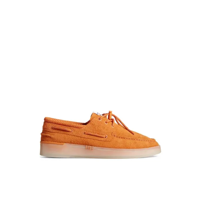 Sperry X Concepts Authentic Original 3Eye Cup Boat Shoe Orange Men Boat Shoes
