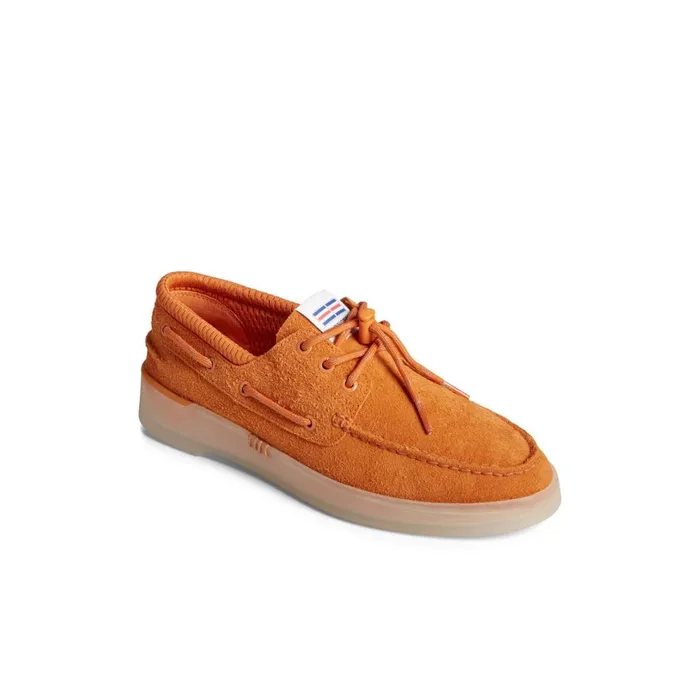 Sperry X Concepts Authentic Original 3Eye Cup Boat Shoe Orange Men Boat Shoes